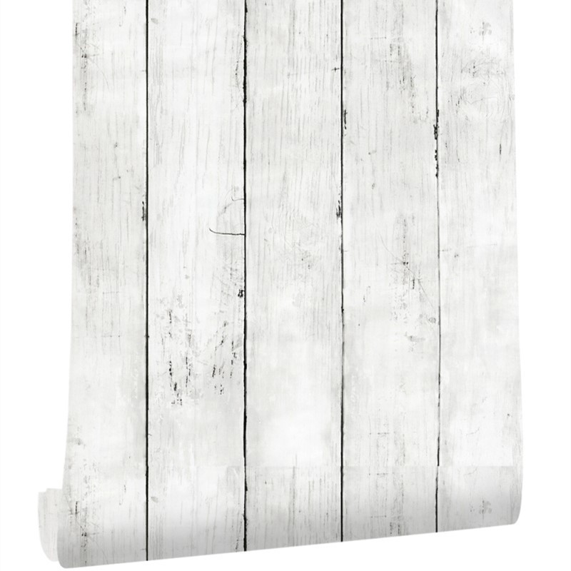 아이보리 화이트 레트로 모조 나무 수직 패턴, 자체 접 - Woodworking Wallpaper 리뷰 및 가격